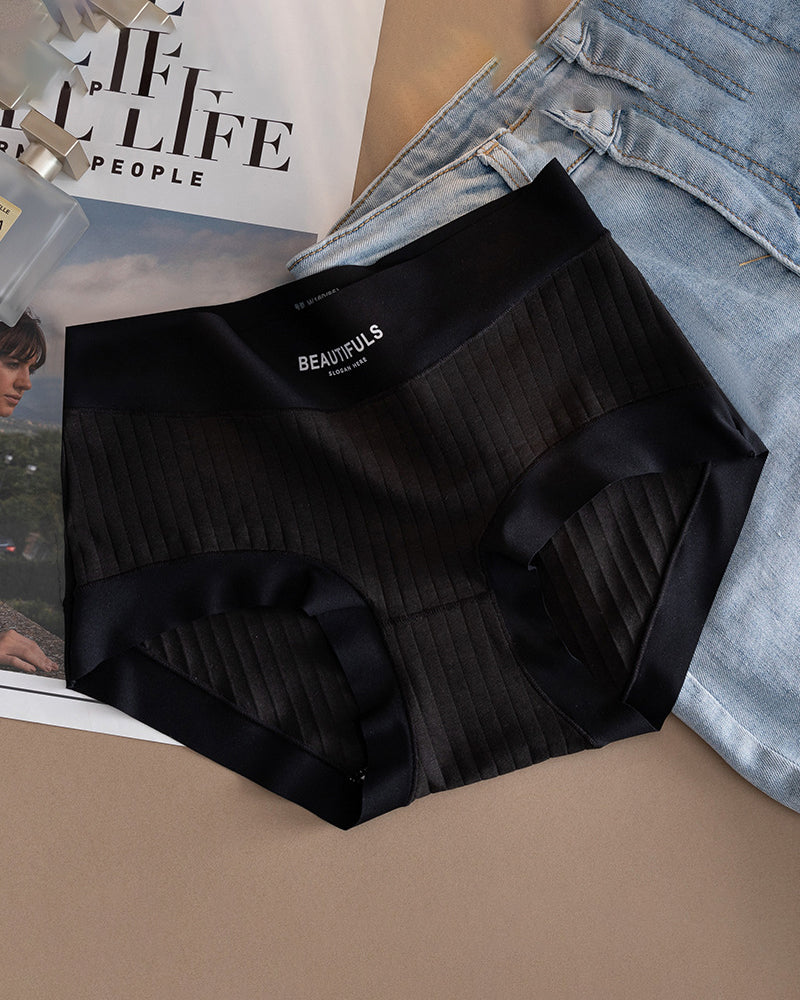 Trusser Langfibret Bomuld Høj Talje