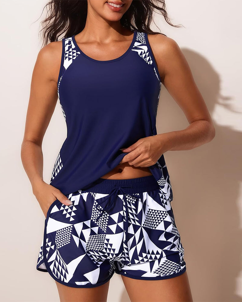 Bikini Lomme Printede Shorts Strand