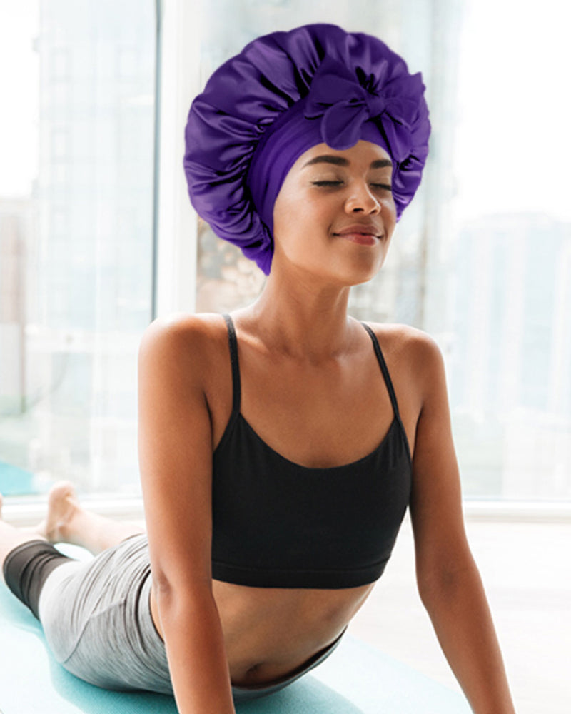 Natsovehætte i silke