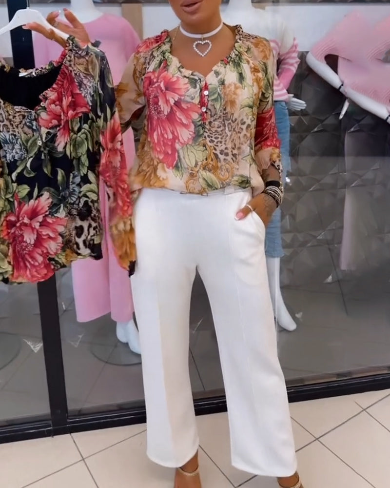 Bukser Casual Lige Bootcut