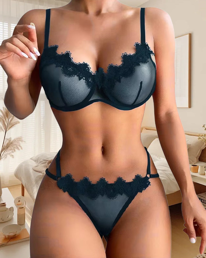 Pyjamas Tynd Mesh Blonder