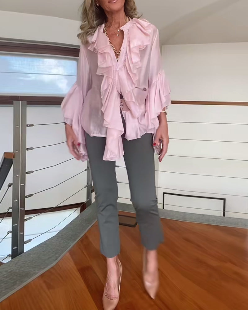 Bluse Modeflad Rysket