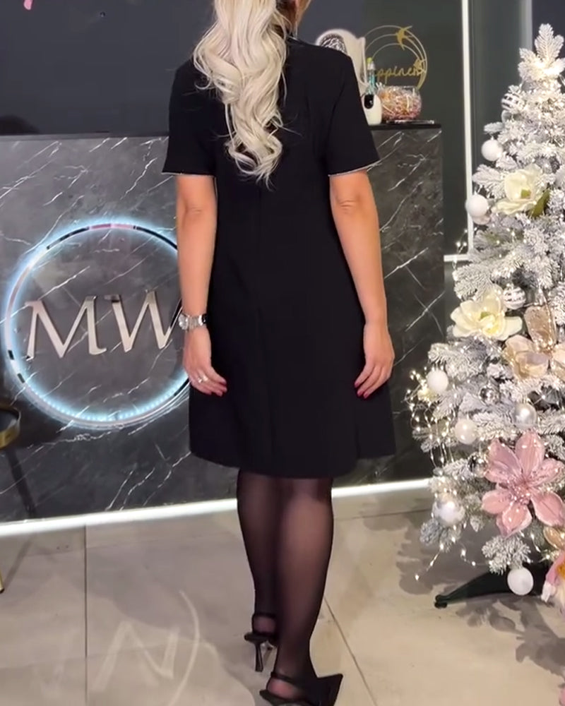 Kjole Elegant Slim Knap