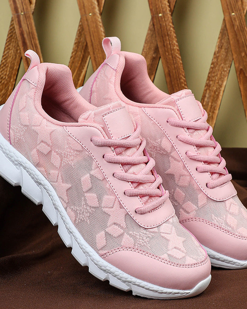 Mønstrede åndbare sneakers (Flere farvevarianter)