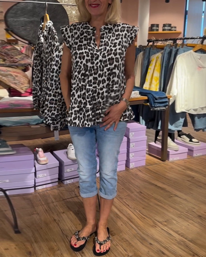 Leopardprint top