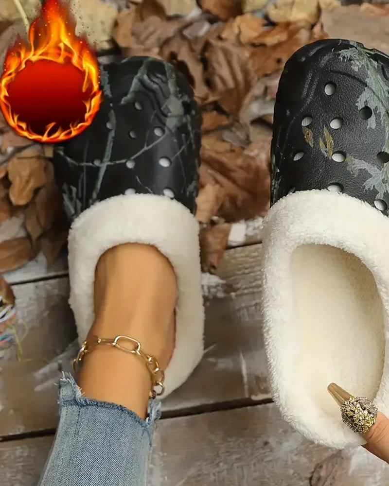 Hjemmesko stilfuldt mønster anti-skrid