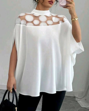 Bluse Off-the-shoulder Flagermusærme Elegant
