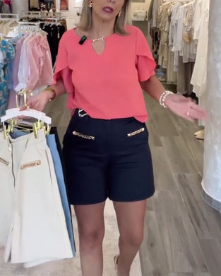 Shorts Med Kædepynt Afslappet