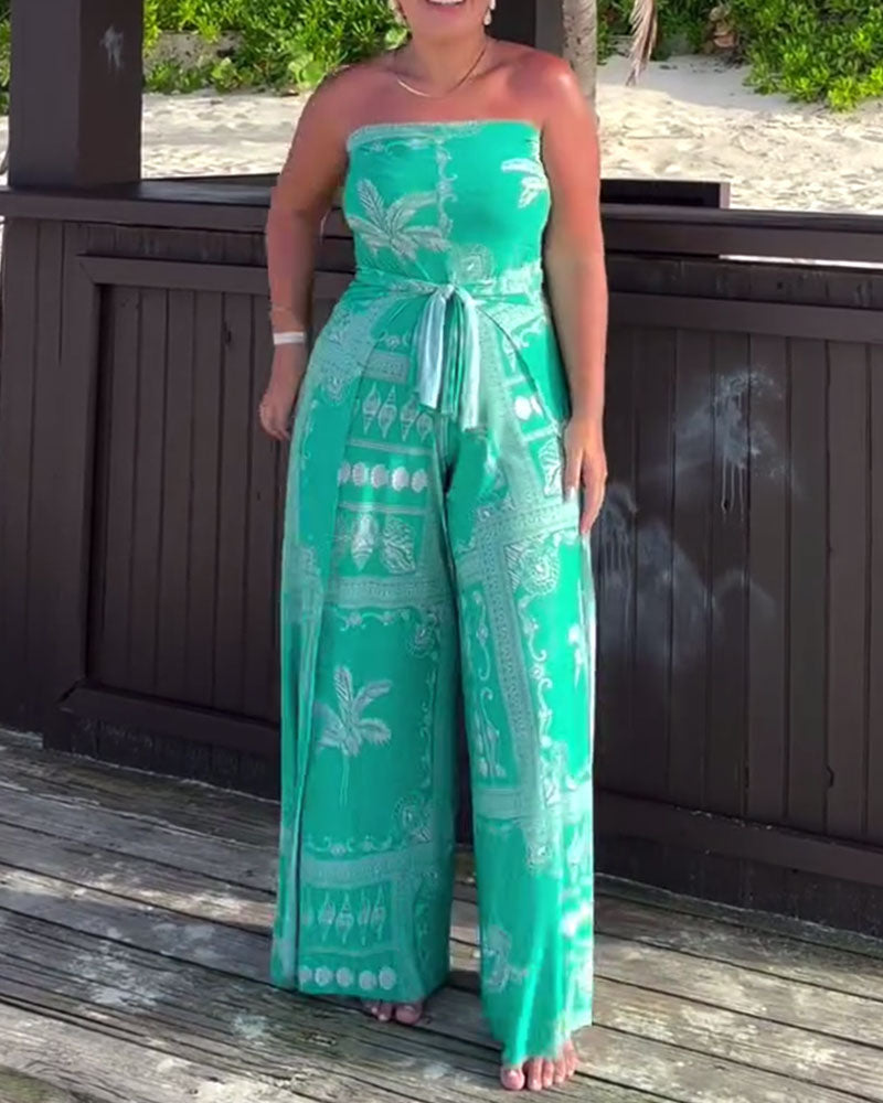 Badedragt Personlig Og Elegant Brystindpakket Trykt