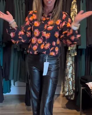 Årsagstop med blomsterprint