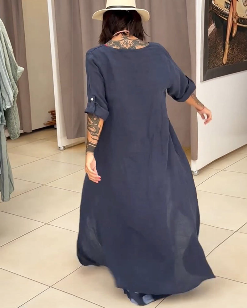 Kvinders afslappet løst temperamentdragt