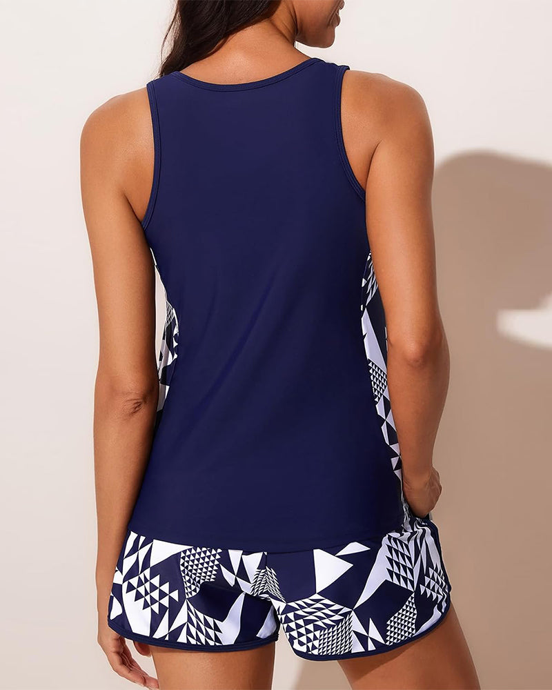 Bikini Lomme Printede Shorts Strand