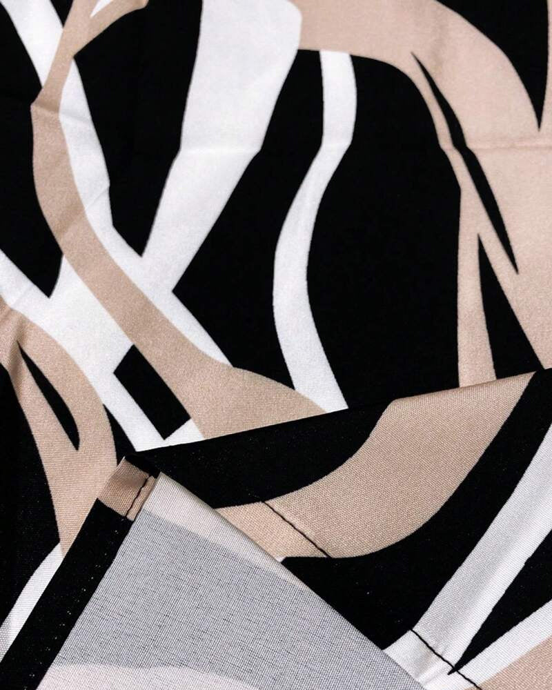 Vest V-hals Blomster Ærmeløs