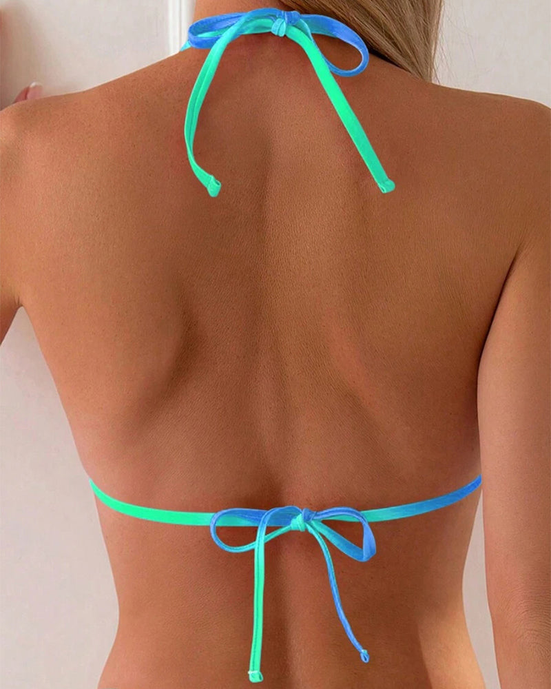 Bikini Tie Dye Trykt