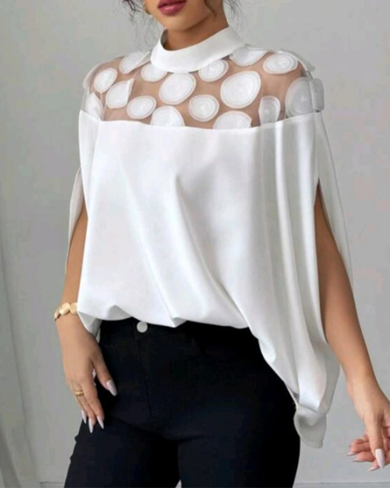Bluse Off-the-shoulder Flagermusærme Elegant