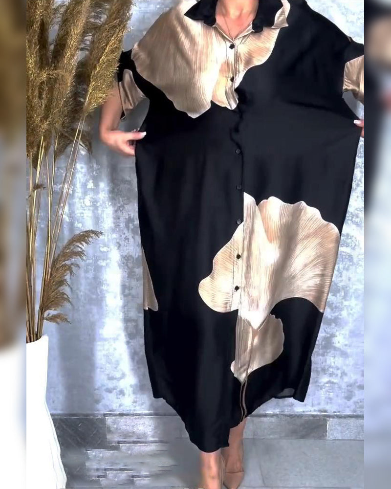 Kjole Temperament Knap Ned Modetrøje