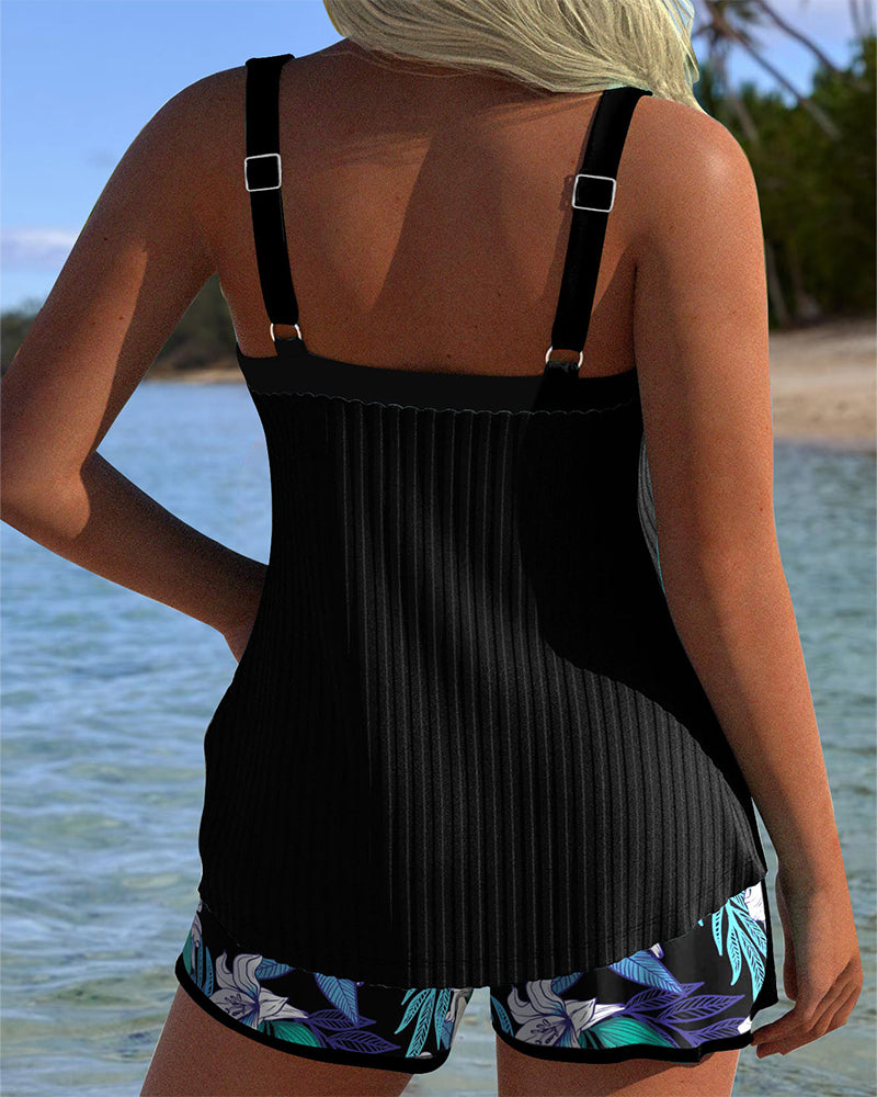 Badedragt Båndløs Trykt Strandshorts