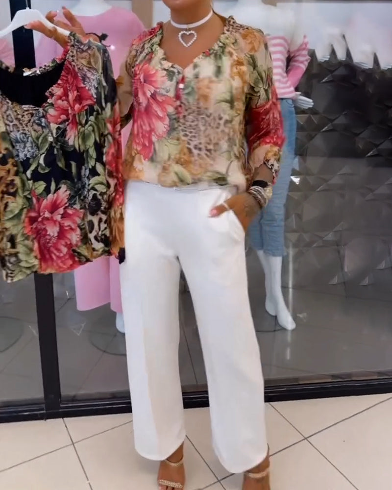 Bukser Casual Lige Bootcut