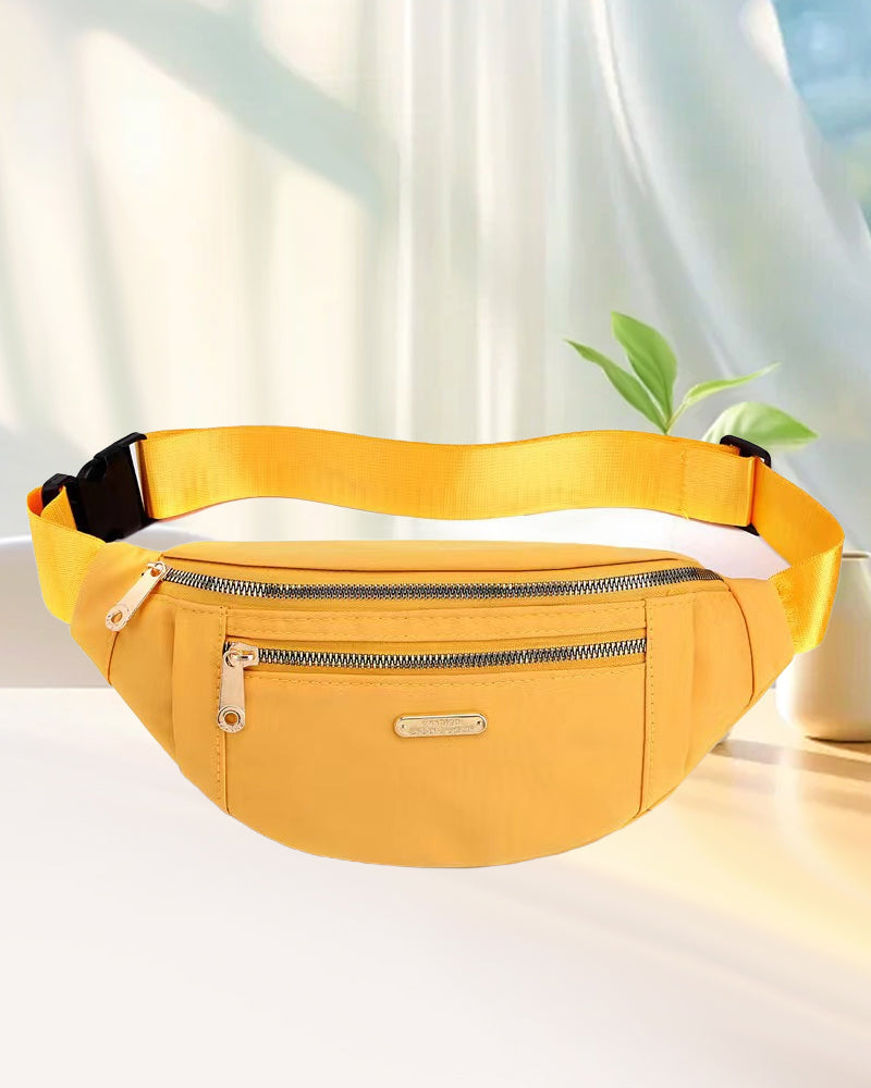 Enkel ensfarvet skuldertaske