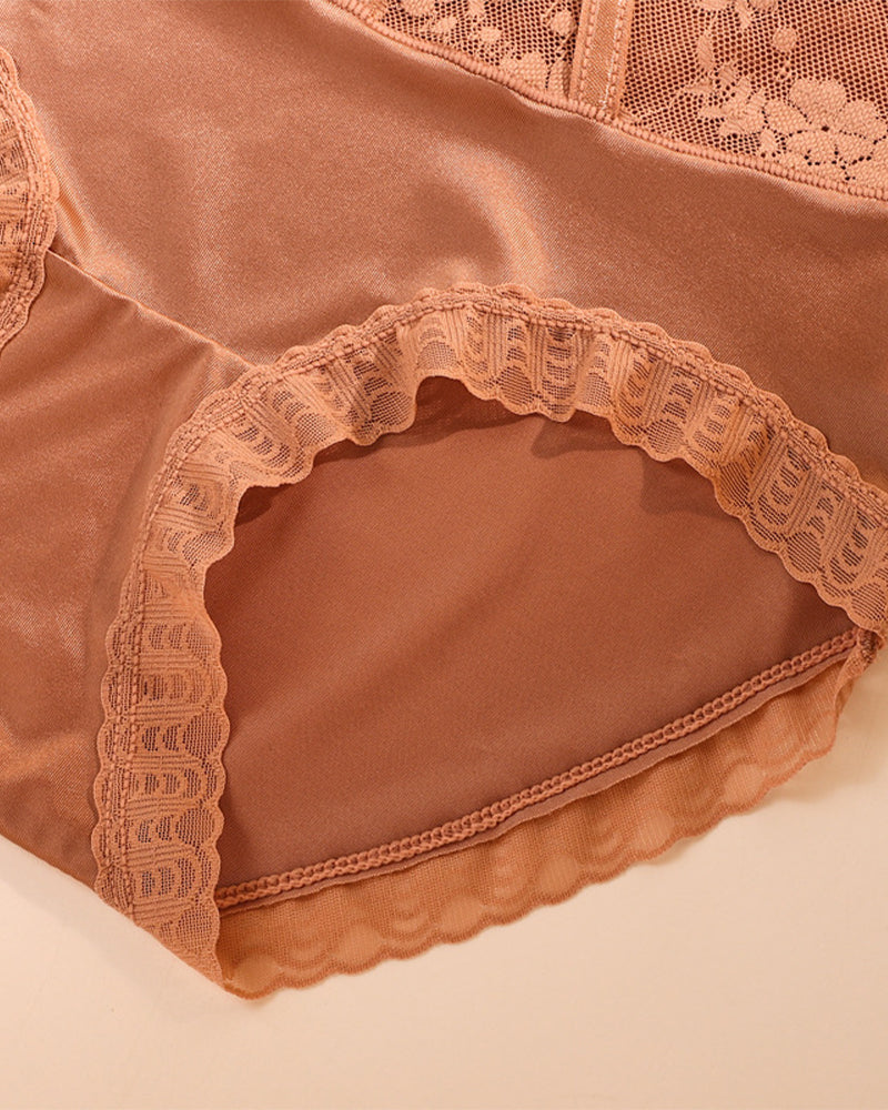 Højtaljede Blonde Trusser Til Kvinder