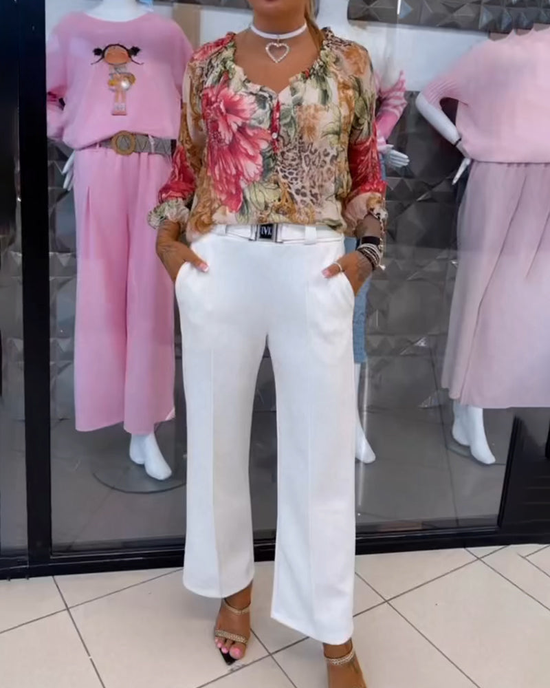 Bukser Casual Lige Bootcut