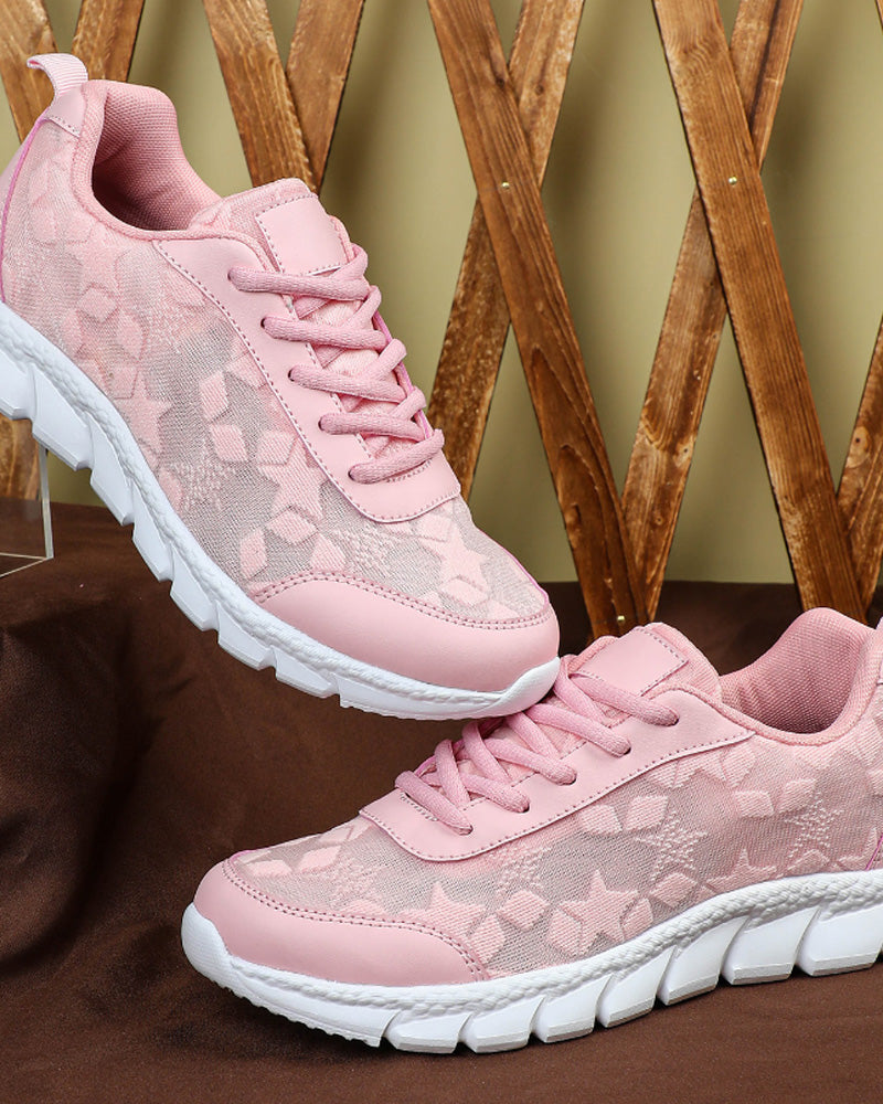 Mønstrede åndbare sneakers (Flere farvevarianter)