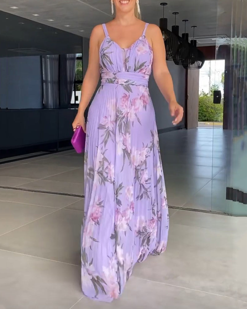 Lang feriekjole i elegant stil