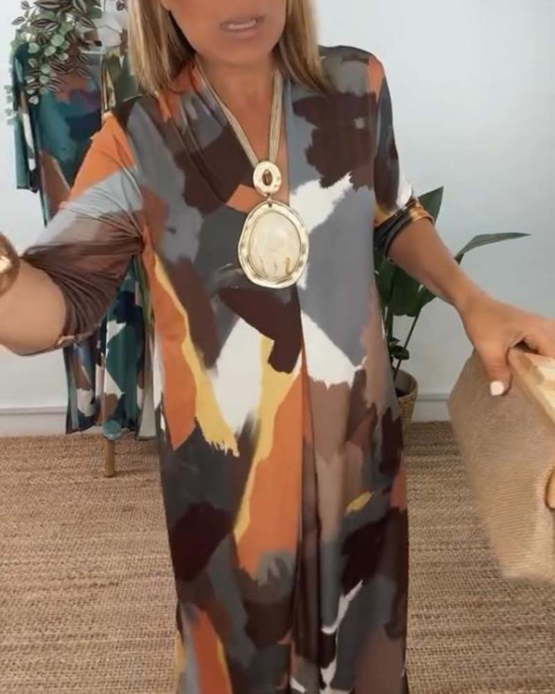 Kjole Stilfuld Casual Skjorte