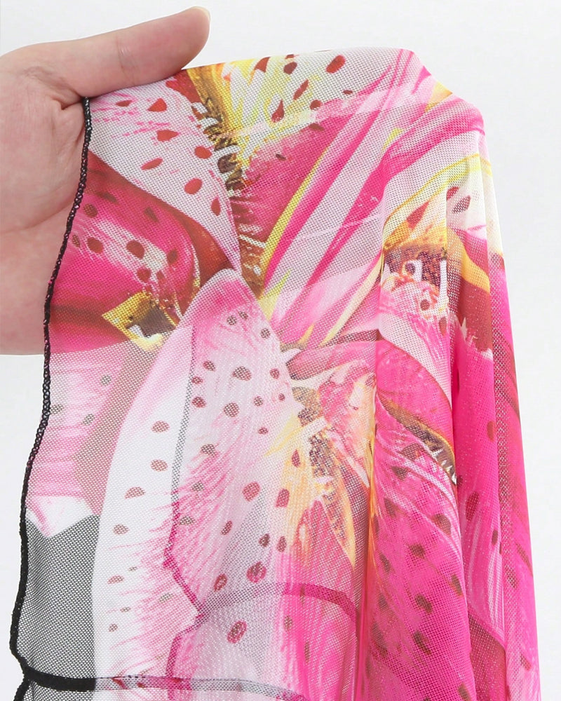 Badedragt Sexig Trykt Tre Dele