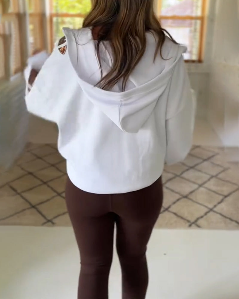 Hættetrøje Rugby Glitter