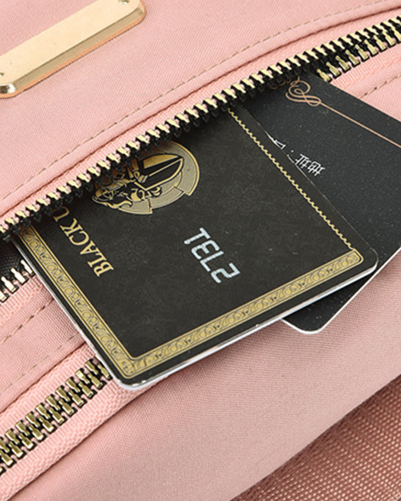 Enkel ensfarvet skuldertaske