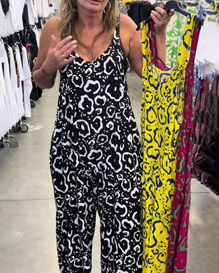 Ærmeløs Trykt Selvedragt