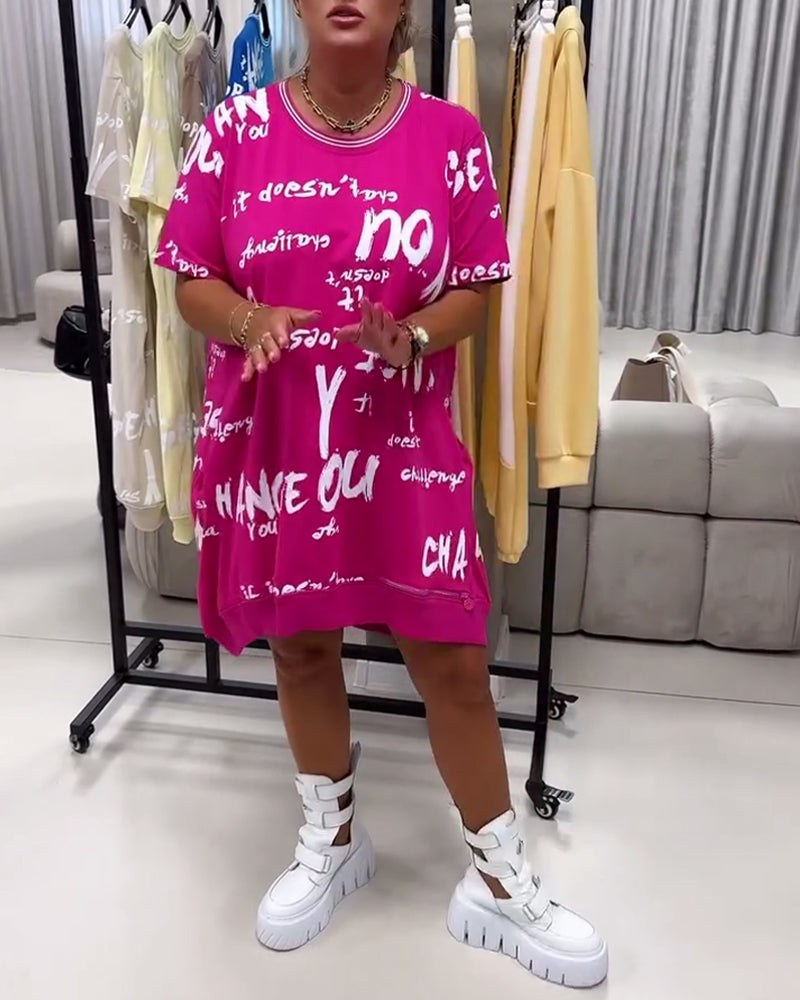 Kjole Løs Bogstavtryk