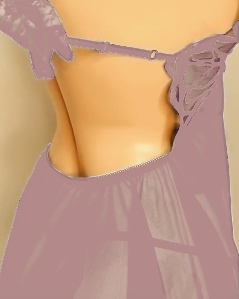 Kølig Og Behagelig Natkjole I Plusstørrelse